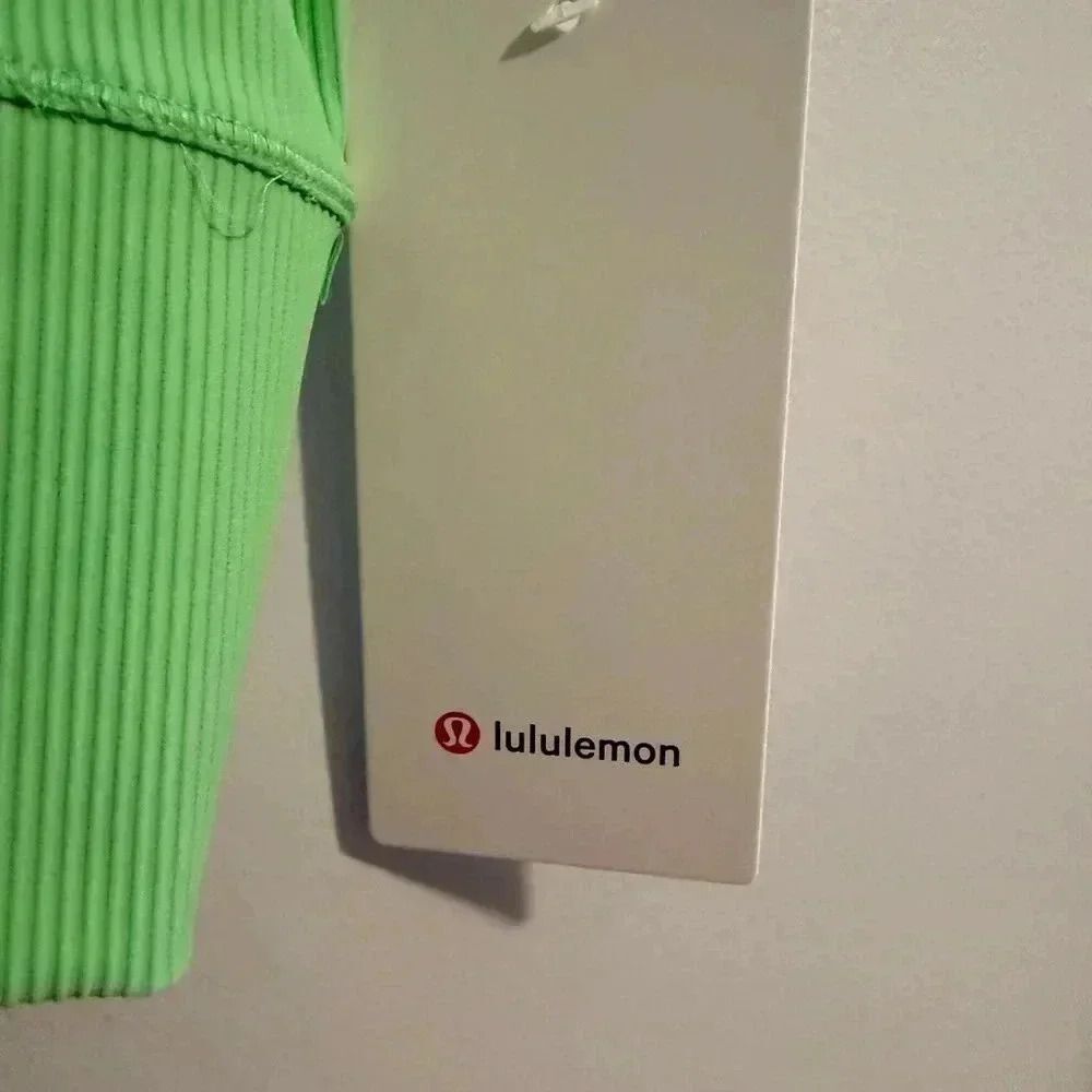 NWT! Lululemon Like Green size 14 Rib Power Pivot Tank - Picture 5 of 9